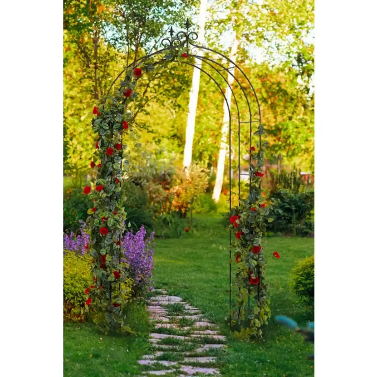 Bild 3 von 117x246x36 cm (BxHxT), Metall, pulverschichtet, schwarz