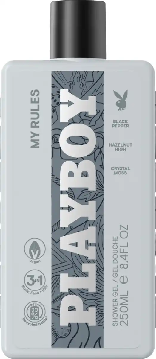 Bild 1 von Playboy My Rules 3in1 Shower Gel, 250 ml