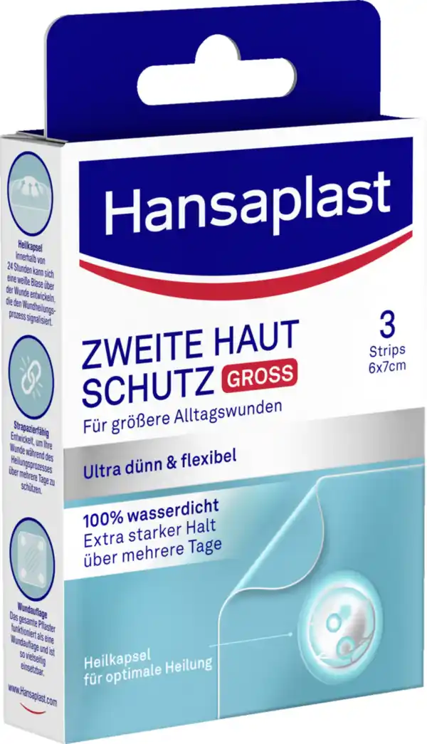 Bild 2 von Hansaplast Zweite Haut Schutz Pflaster Gross