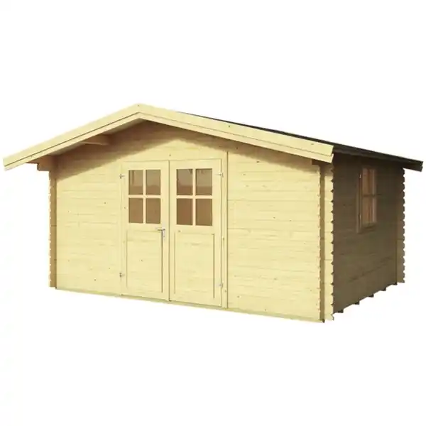 Bild 2 von Gartenhaus »Donau«, Holz, BxHxT: 425 x 245.1 x 347 cm (Außenmaße), Wandstärke 28mm