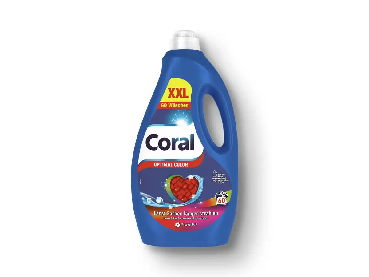 Bild 1 von Coral Waschmittel XXL,  60 Waschladungen