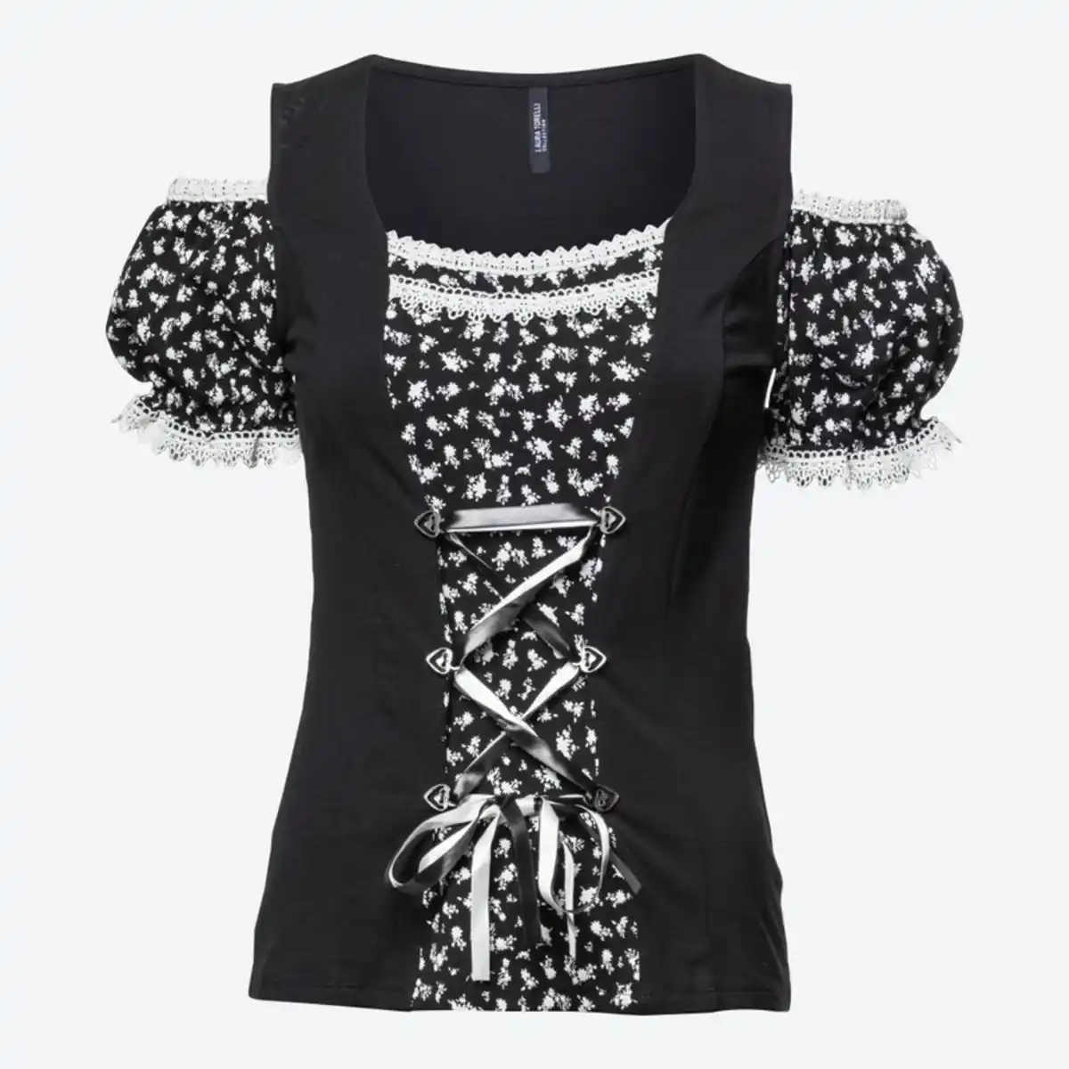 Bild 2 von Damen-Trachten Blusenshirt mit Schnürband