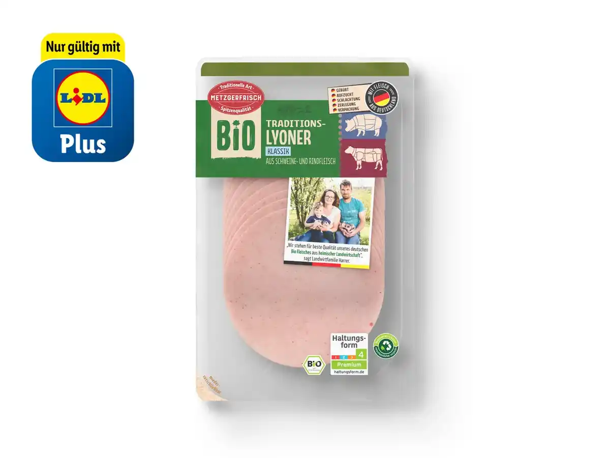 Bild 1 von Metzgerfrisch Bio Wurstaufschnitt,  125 g