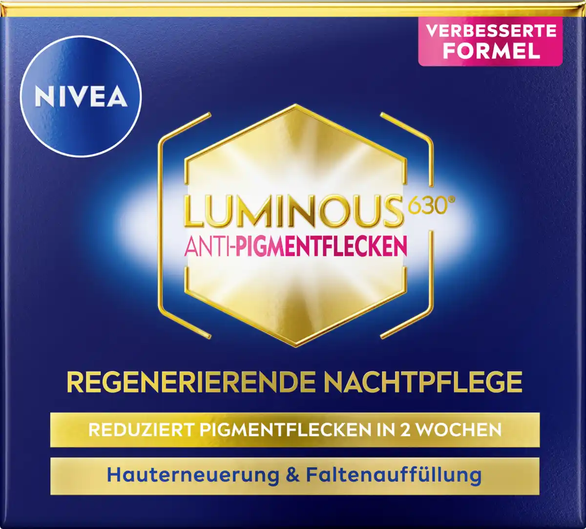 Bild 1 von NIVEA Cellular Luminous 630 Anti-Pigmentflecken Regenerierende Nachtpflege, 50 ml