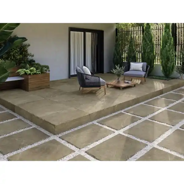 Bild 2 von Terrassenplatte »London«, noce, 59,5 x 90 x 2 cm, Keramik