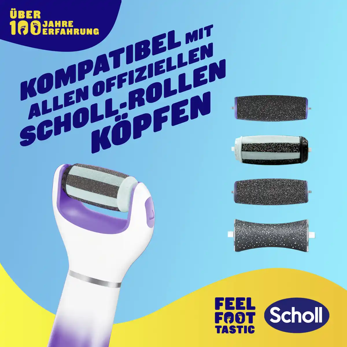 Bild 4 von Scholl Expert Care elektrischer Hornhautentferner Lila