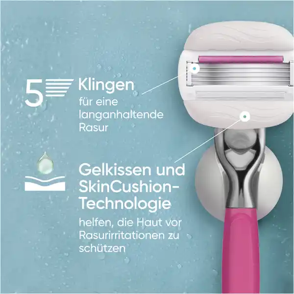 Bild 3 von Gillette Venus Pro ComfortGlide Granatapfel Duft Rasierklingen