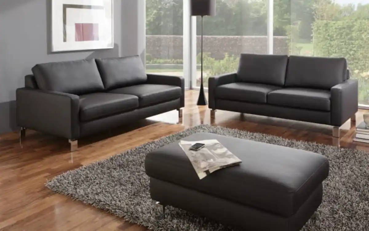 Bild 1 von Candy - Leder Garnitur Chance, schwarz