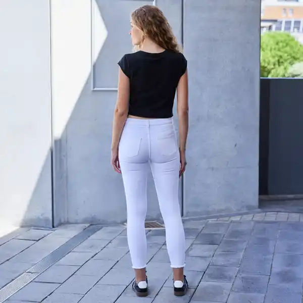 Bild 4 von Damen-Jeans mit offenen Kanten