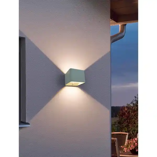 Bild 2 von LED-Akku-Wandleuchte »Quatara«, warmweiß, 200 lm, Metall/Kunststoff, weiß