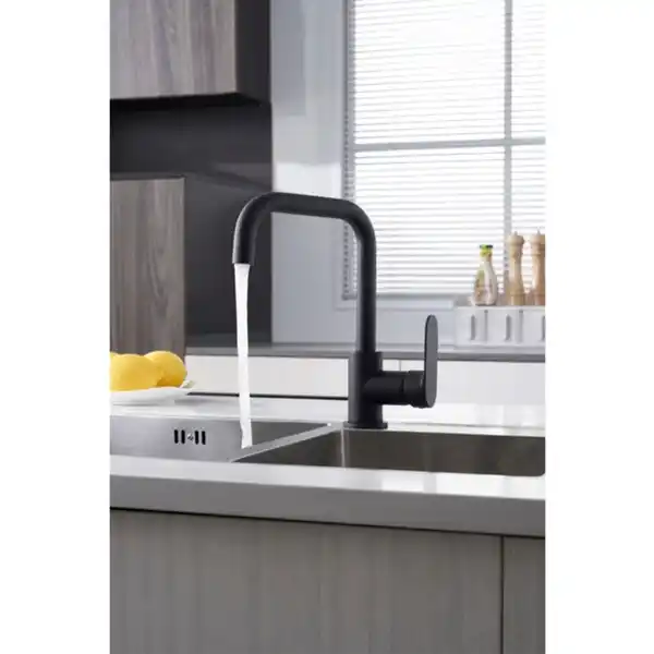 Bild 2 von Spültisch-Einhebelmischer »Imola«, BxHxL: 112 x 278.7 x 231,5 mm, Messing/Zink, mattschwarz