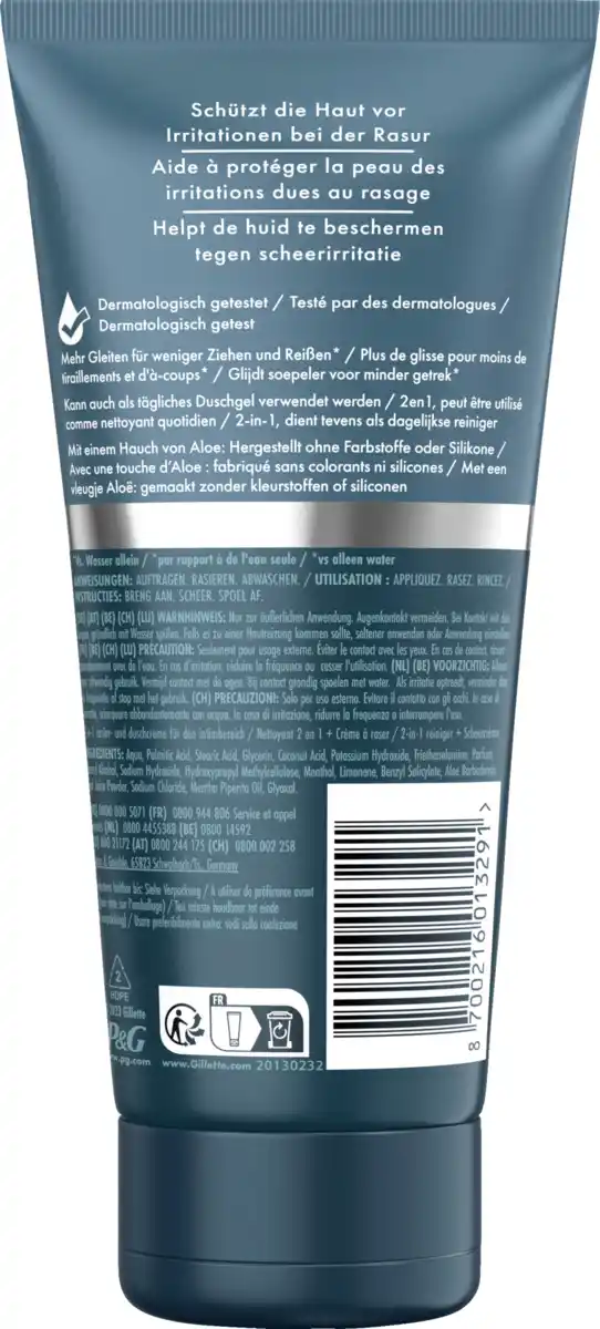 Bild 3 von Gillette 2in1 Intimate Rasier- und Duschcreme, 177 ml