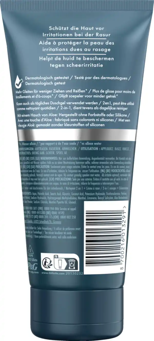 Bild 3 von Gillette 2in1 Intimate Rasier- und Duschcreme, 177 ml