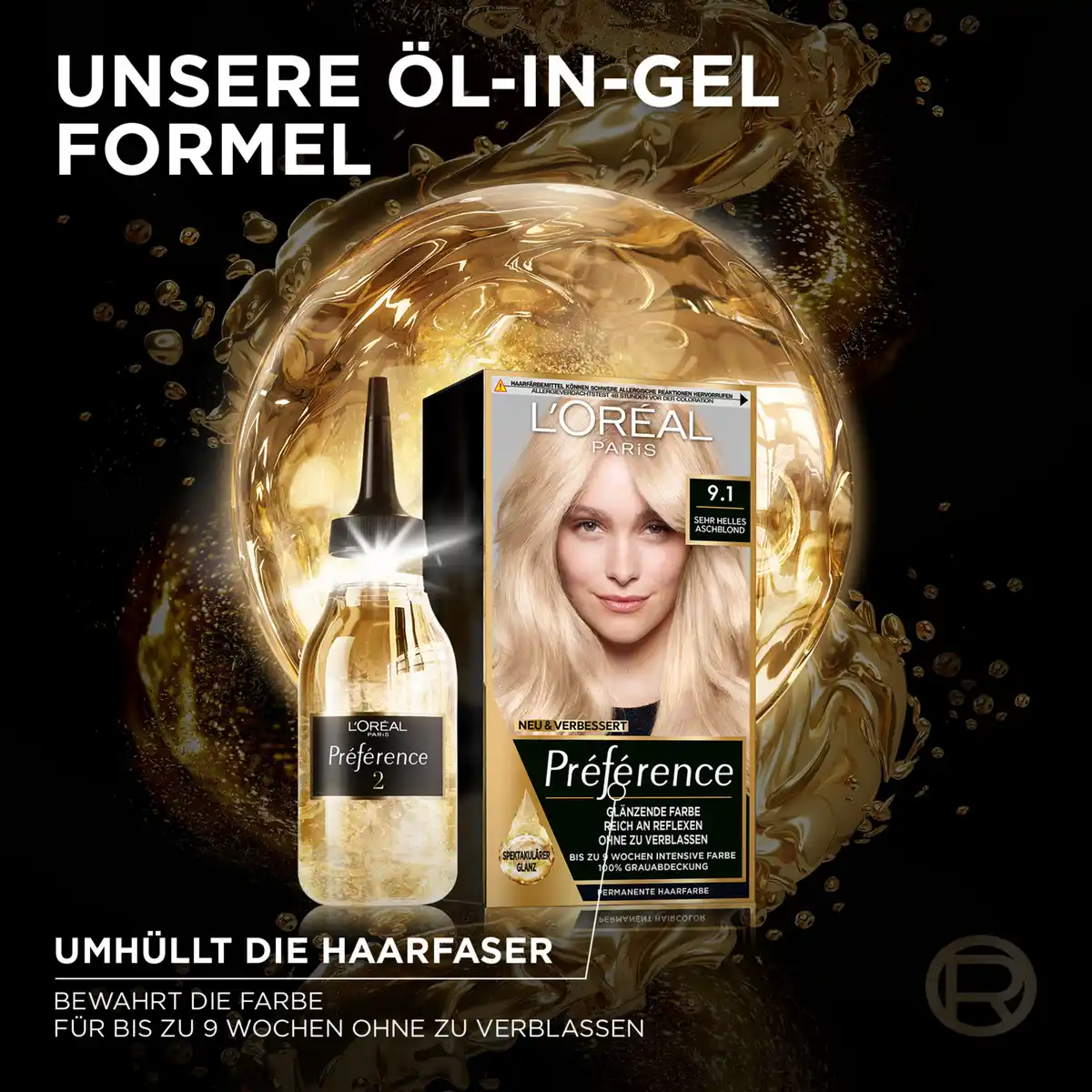 Bild 1 von L’Oréal Paris Préférence 9.1 Sehr Helles Aschblond