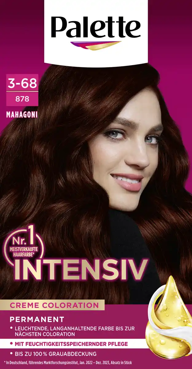 Bild 1 von Poly Palette Intensiv Creme Coloration 3-68878 Mahagoni