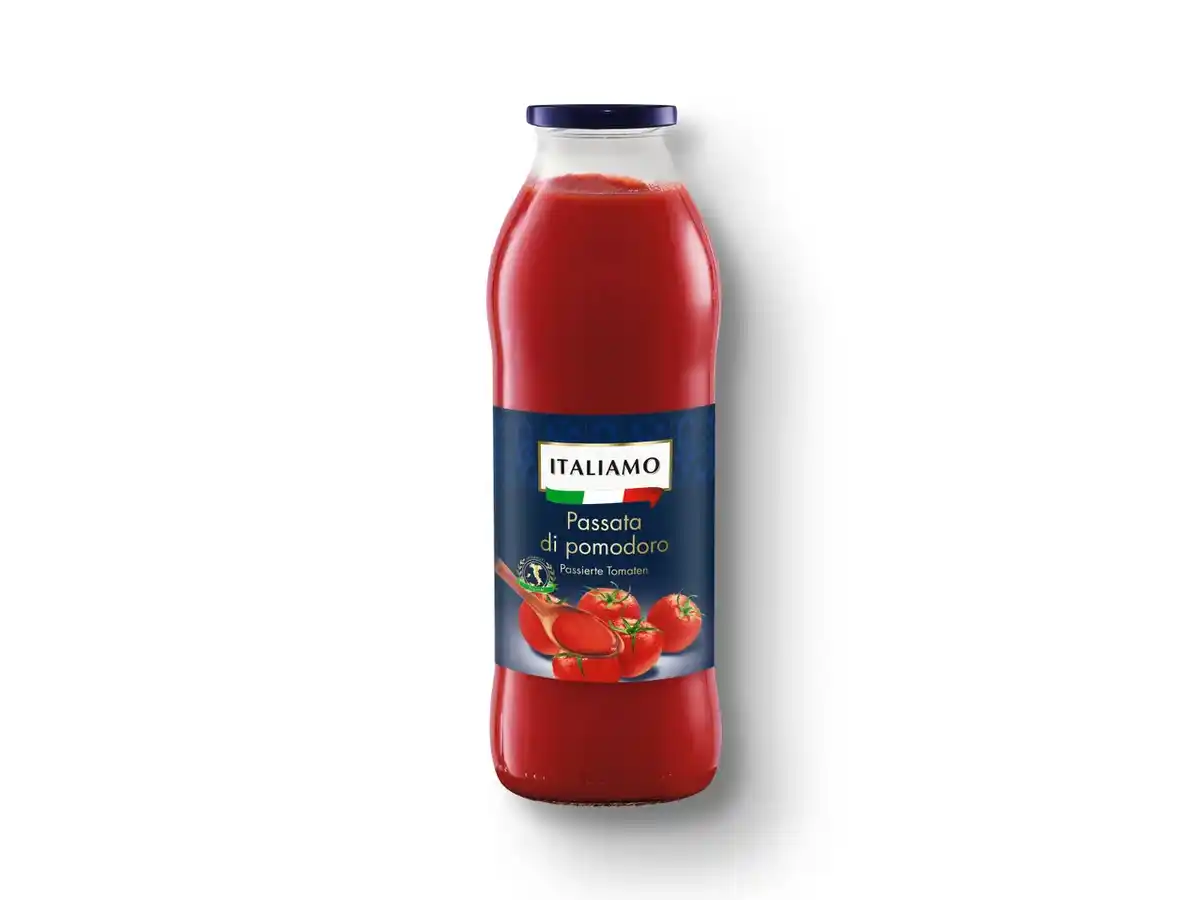 Bild 1 von Italiamo Passierte Tomaten/Tomatensauce mit Basilikum,  720 ml