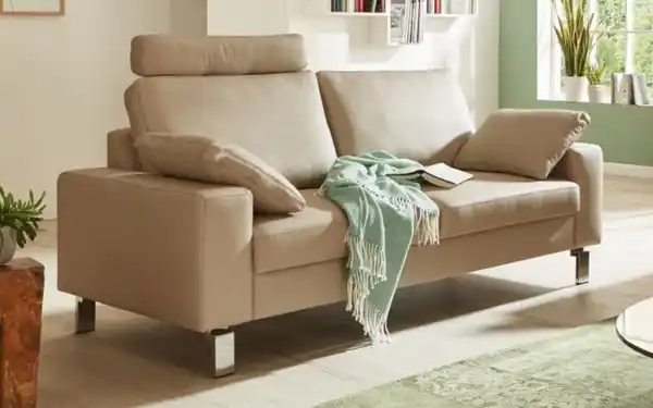 Bild 2 von Candy - Leder Garnitur Chance, beige