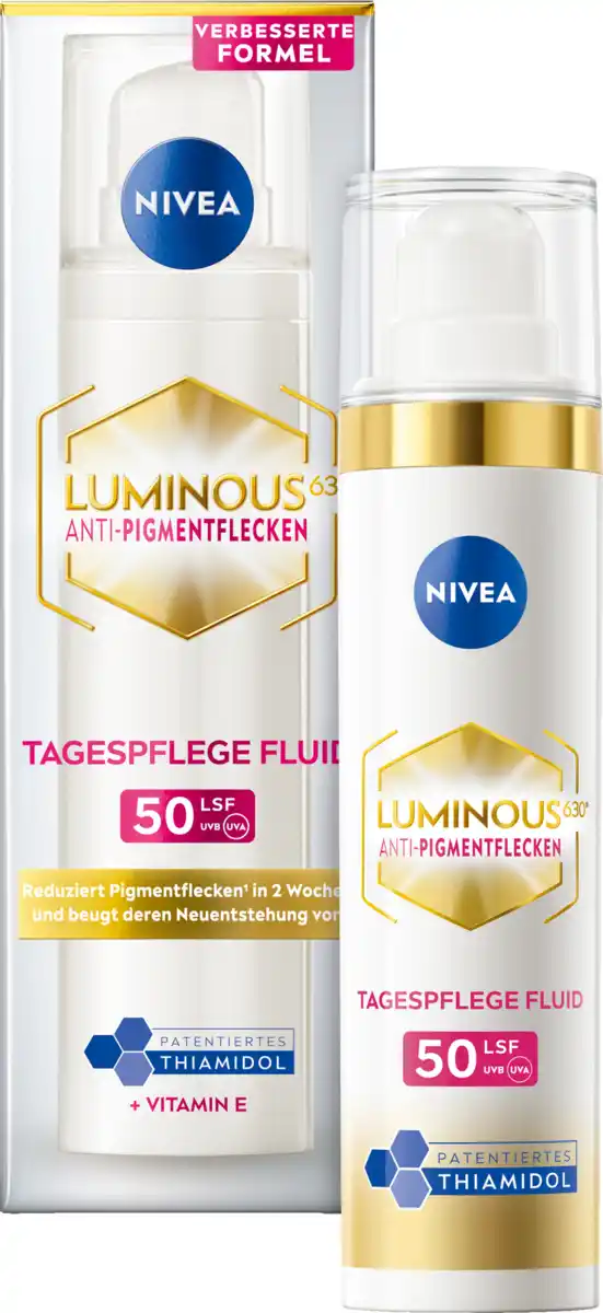 Bild 3 von NIVEA Cellular Luminous 630 Anti-Pigmentflecken Tagespflege Fluid LSF50, 40 ml