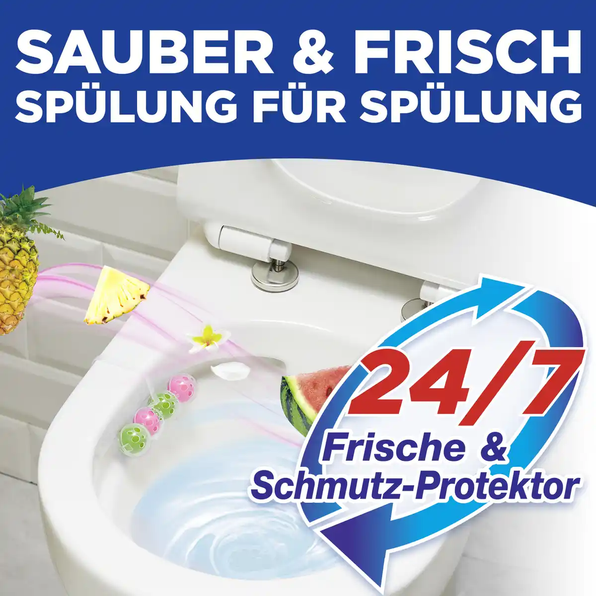 Bild 3 von WC FRISCH Kraft-Aktiv Duftspüler Hawaii Super-Pack, 150 g