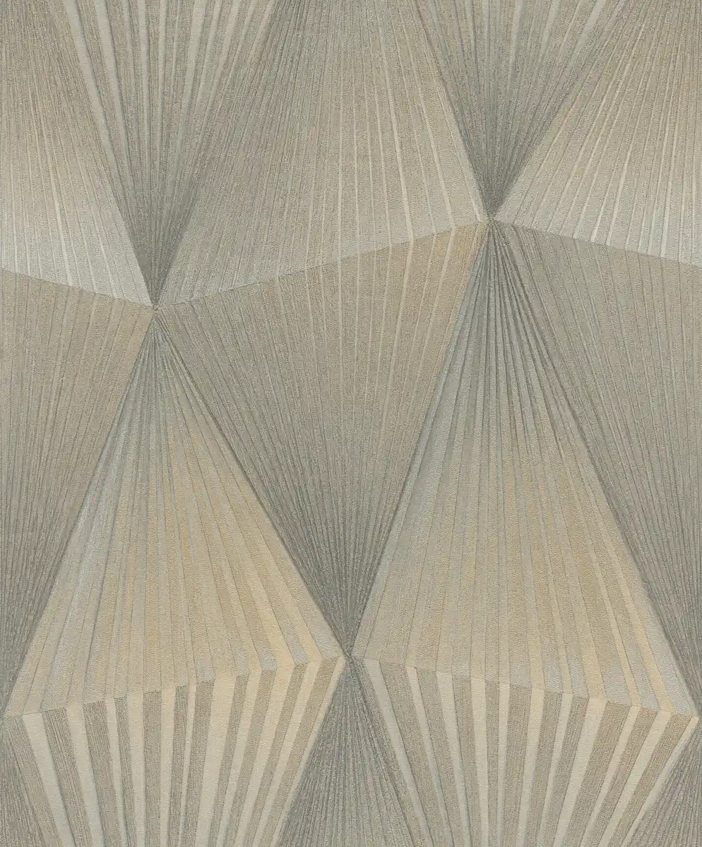 Bild 1 von Tesa x Rasch selbstklebende Tapete Cairo Geometrie silber grau 6 x 0,53 m