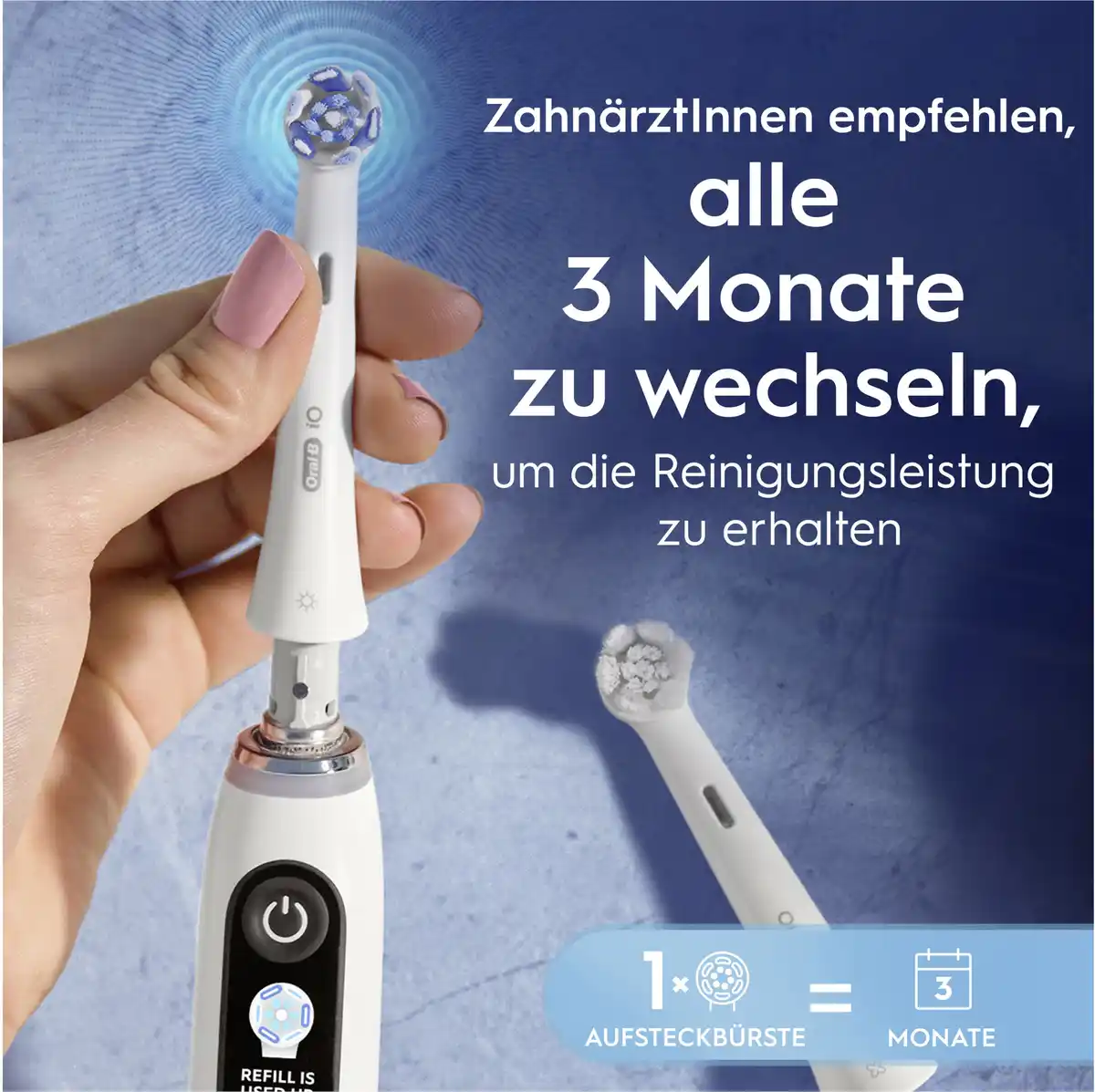 Bild 2 von Oral-B 4er Set Aufsteckbürsten iO Ultimative Reinigung weiß