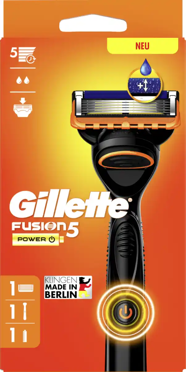 Bild 1 von Gillette Fusion5 Power Rasierer mit einer Klinge
