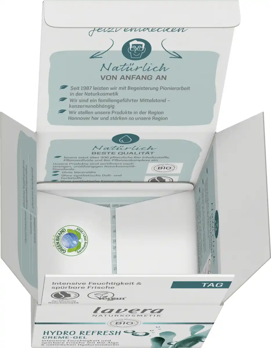 Bild 4 von lavera Hydro Refresh Creme-Gel, 50 ml