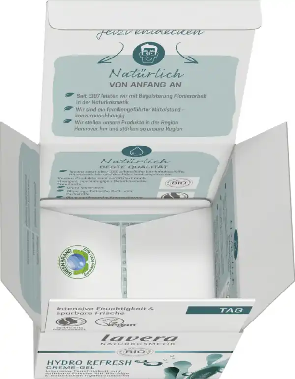 Bild 4 von lavera Hydro Refresh Creme-Gel, 50 ml