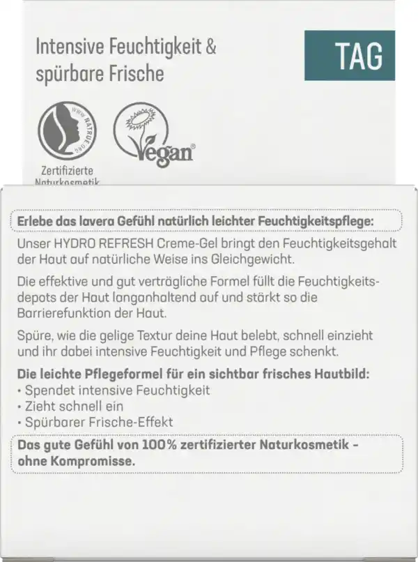 Bild 3 von lavera Hydro Refresh Creme-Gel, 50 ml