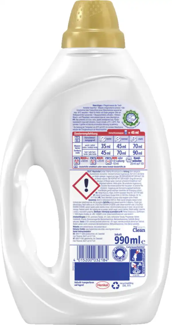 Bild 2 von Weißer Riese Colorwaschmittel Flüssig Orchidee Aromatherapie 22 WL