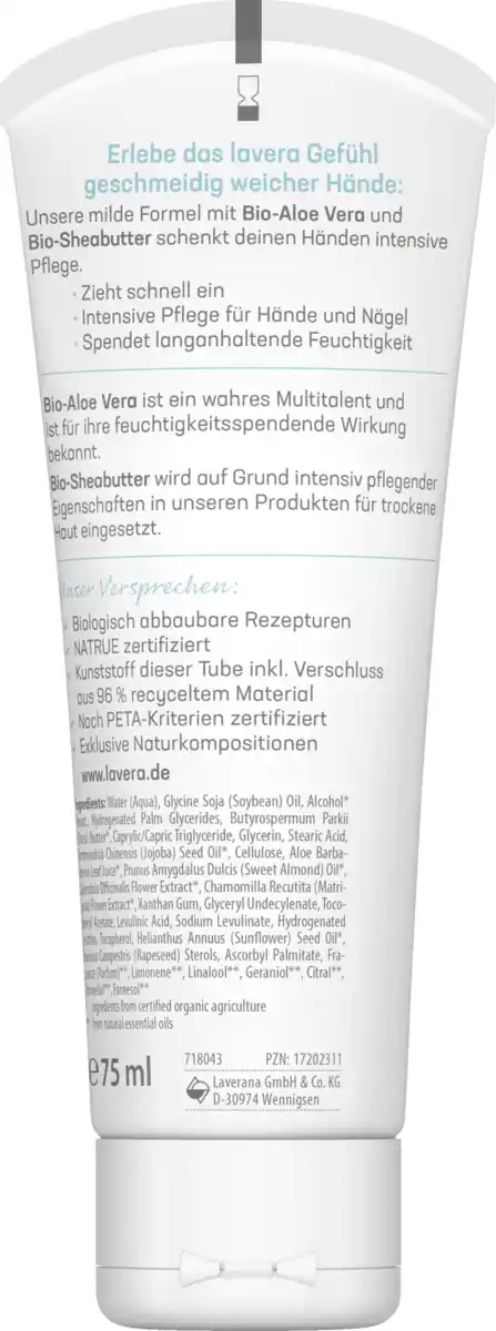 Bild 2 von lavera basis sensitiv Handcreme, 75 ml