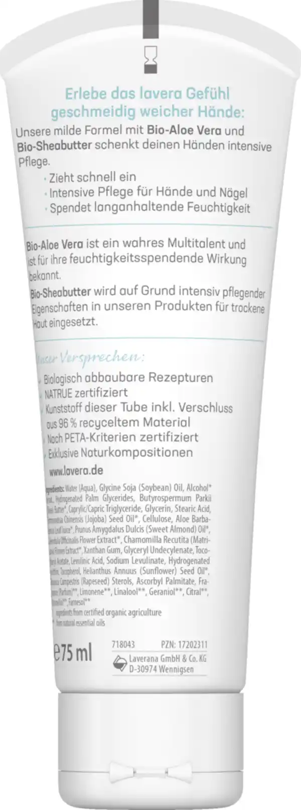 Bild 2 von lavera basis sensitiv Handcreme, 75 ml