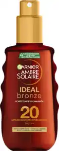 Garnier Ambre Solaire Sonnenöl-Spray Ideal Bronze LSF 20, 150 ml