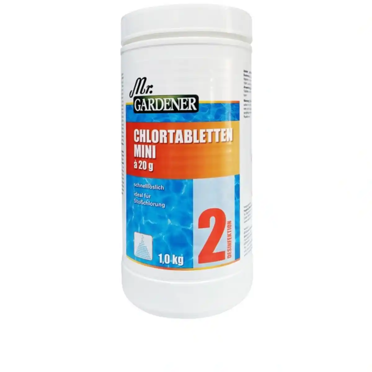 Bild 1 von Chlortabletten, Minigröße 20g/Stk., 1 kg, geeignet für Schwimmbäder
