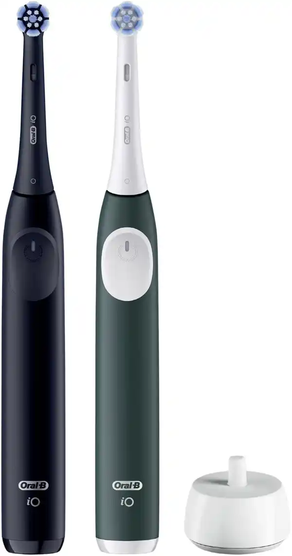 Bild 1 von iO Series 2 Elektrische Zahnbürste mit 2. Handstück Night Black/Forest Green