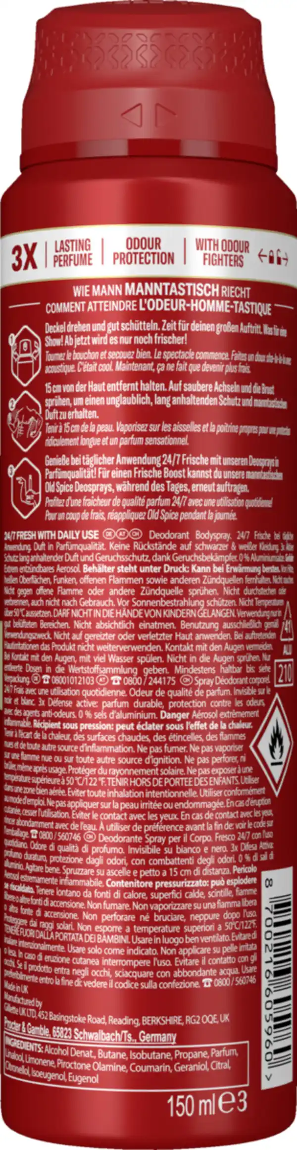 Bild 2 von Old Spice Deospray Epic Legend, 150 ml