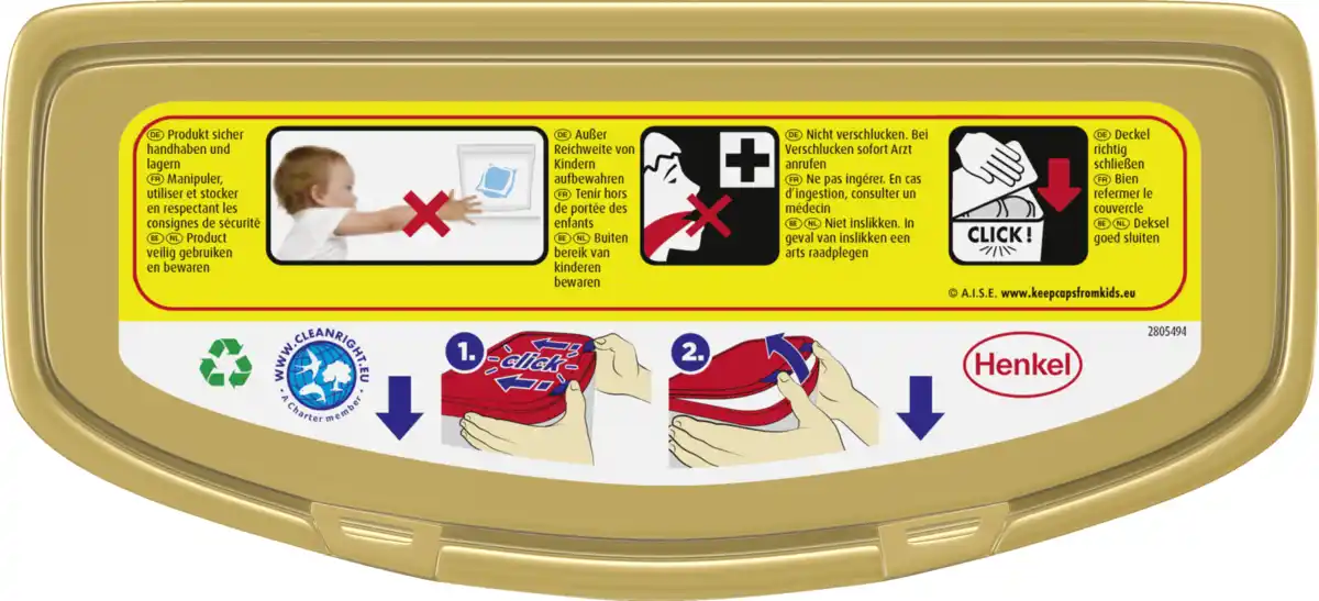 Bild 3 von Weißer Riese Colorwaschmittel Trio Caps Aromatherapie Orchidee 18 WL