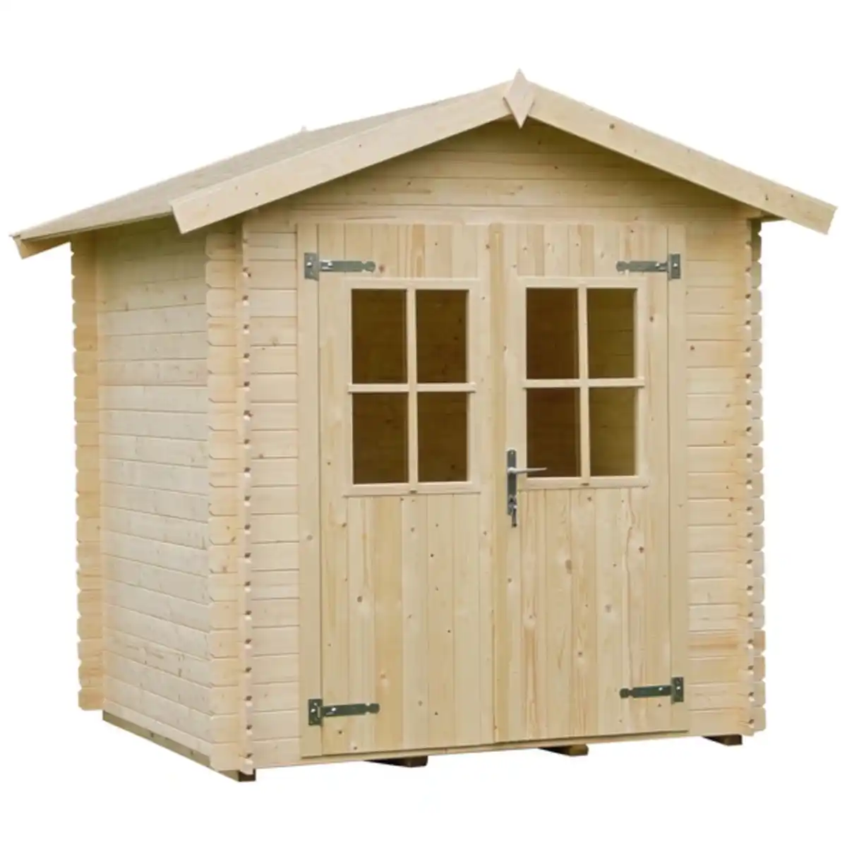 Bild 4 von Blockbohlenhaus »Neuseeland«, Holz, BxHxT: 180 x 211 x 180 cm (Außenmaße)