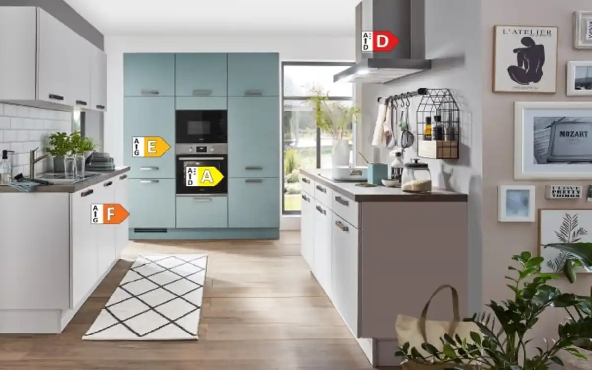 Bild 4 von Nobilia - Einbauküche Torna, seidengrau, inkl. Siemens Elektrogeräte