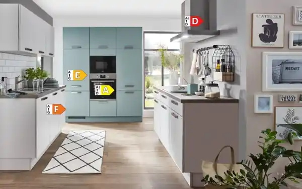 Bild 4 von Nobilia - Einbauküche Torna, seidengrau, inkl. Siemens Elektrogeräte