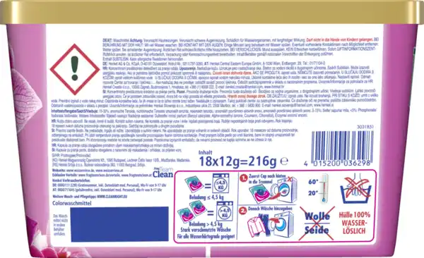 Bild 2 von Weißer Riese Colorwaschmittel Trio Caps Aromatherapie Orchidee 18 WL