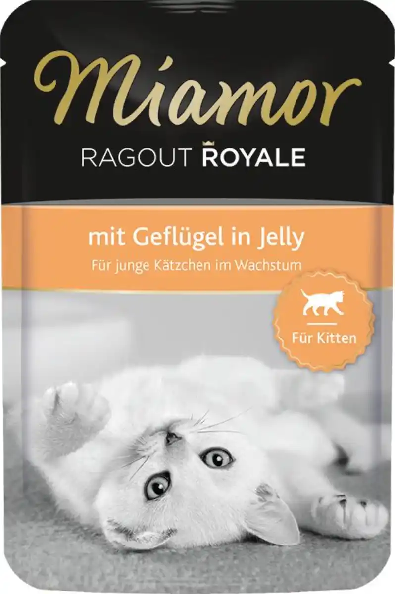 Bild 1 von Miamor Katzennassfutter Ragout Royale Kitten - mit Geflügel, 100 g