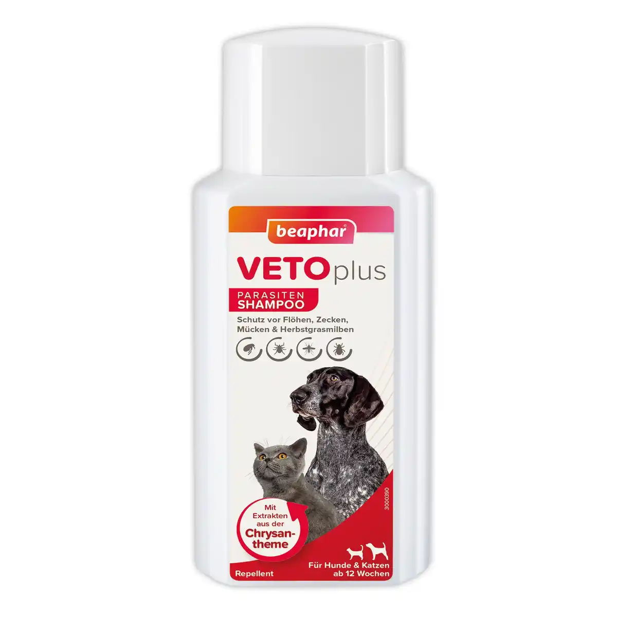 Bild 1 von Beaphar Shampoo Parasiten VETOplus für Hunde und Katzen 200 ml