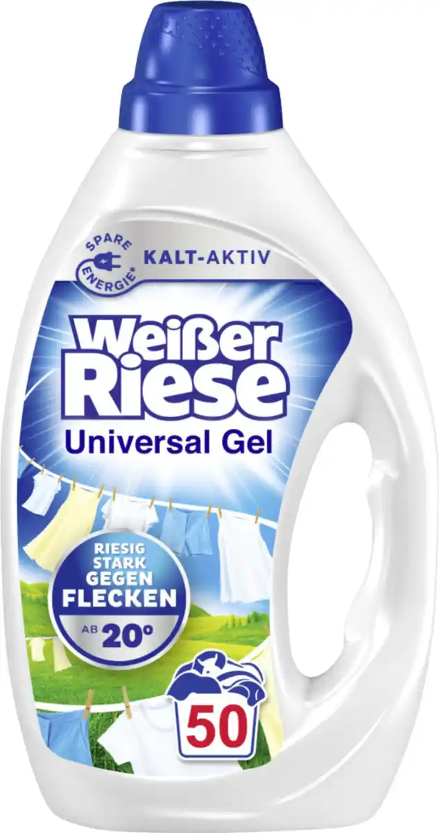 Bild 1 von Weißer Riese Universalwaschmittel Flüssig 50 WL