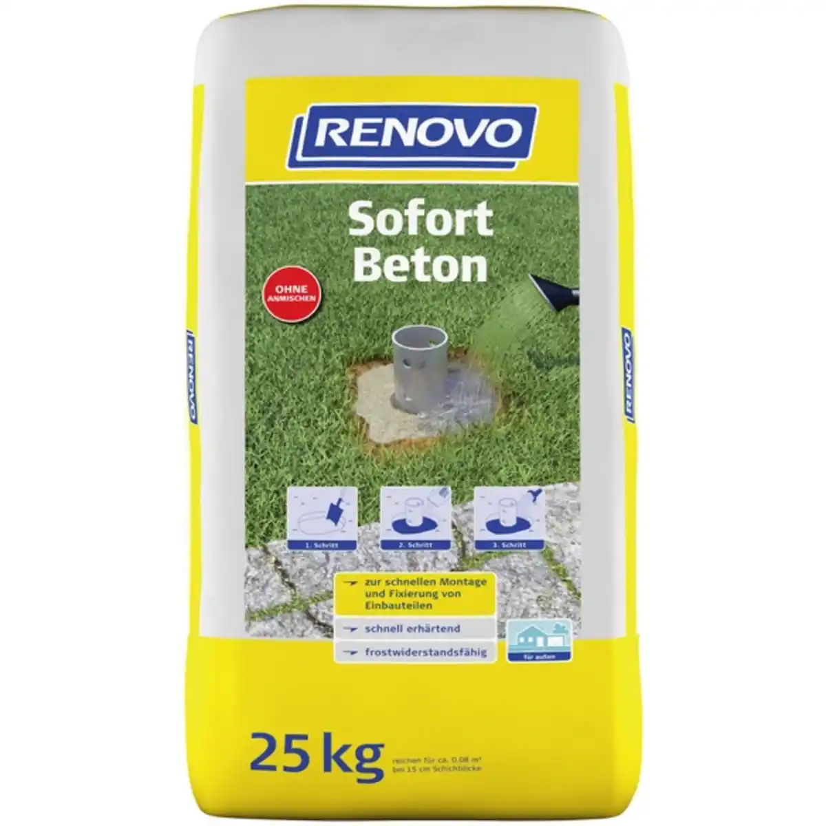 Bild 1 von Sofort Beton grau 25 kg