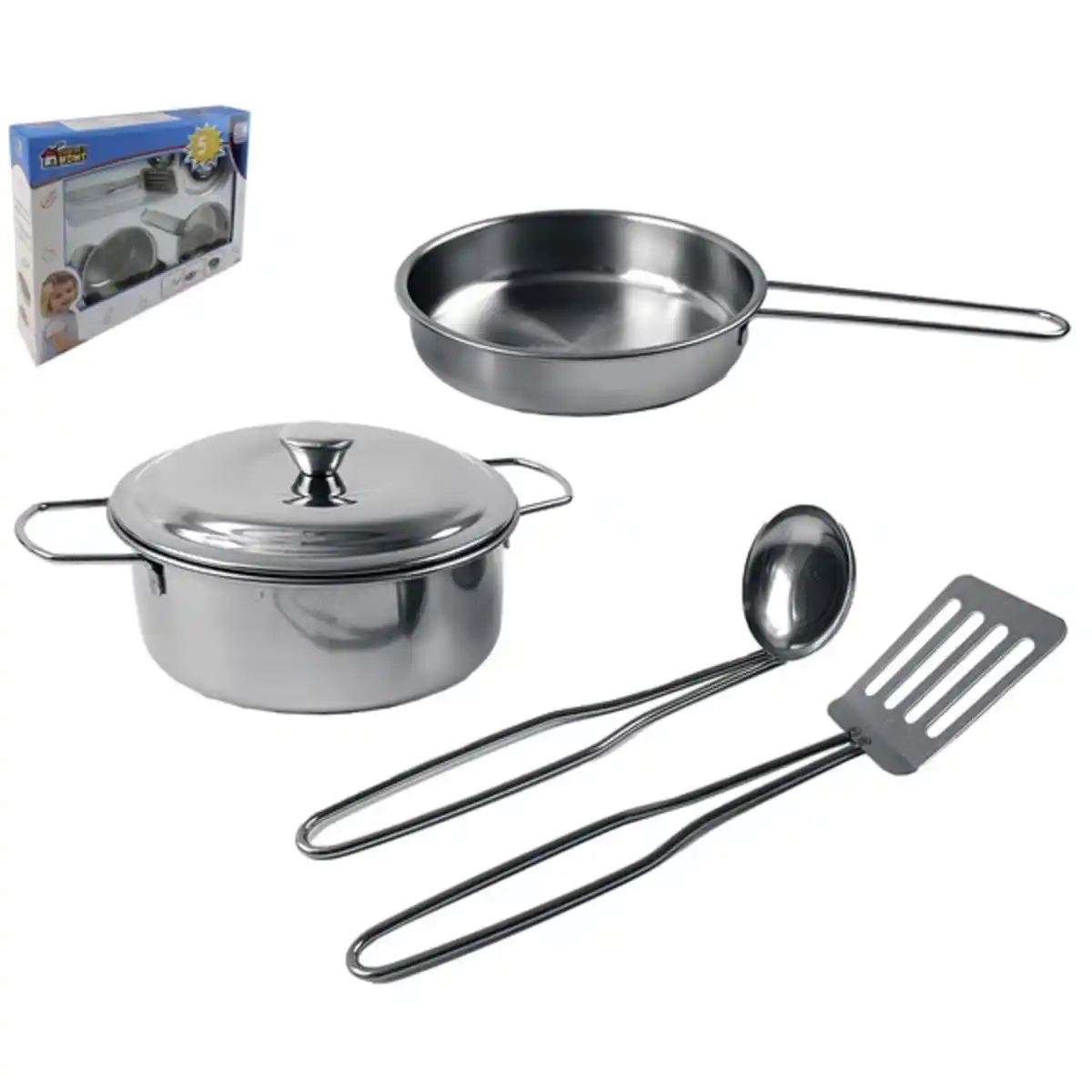 Bild 1 von Koch-Spielset »Juniors Home«, geeignet für: Kinder ab 3 Jahren, Edelstahl