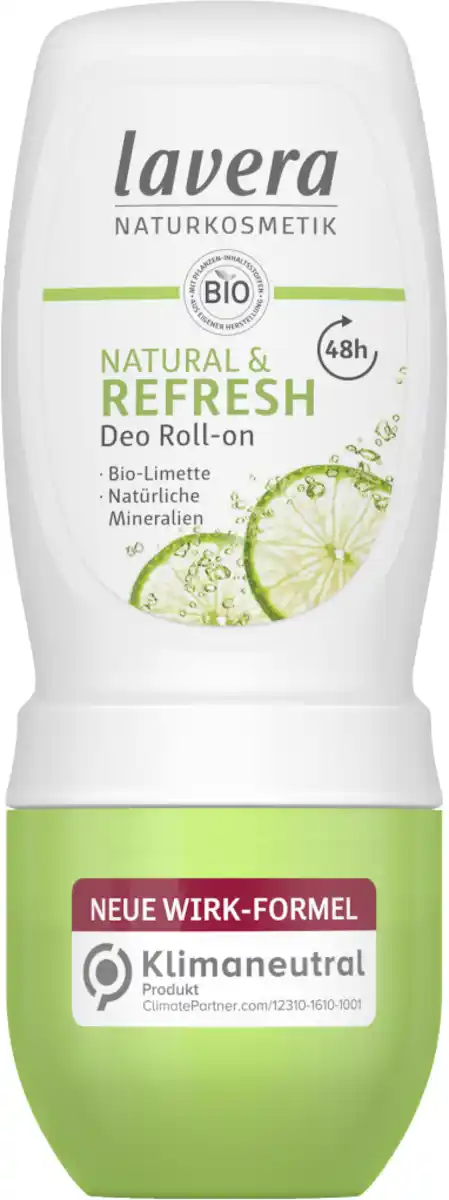 Bild 1 von lavera Deo Roll-on Natural & Refresh, 50 ml