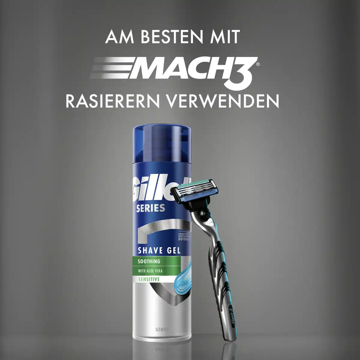 Bild 4 von Gillette Series Rasiergel Sensitive, 200 ml