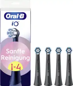 Oral-B Aufsteckbürsten iO Sanfte Reinigung schwarz