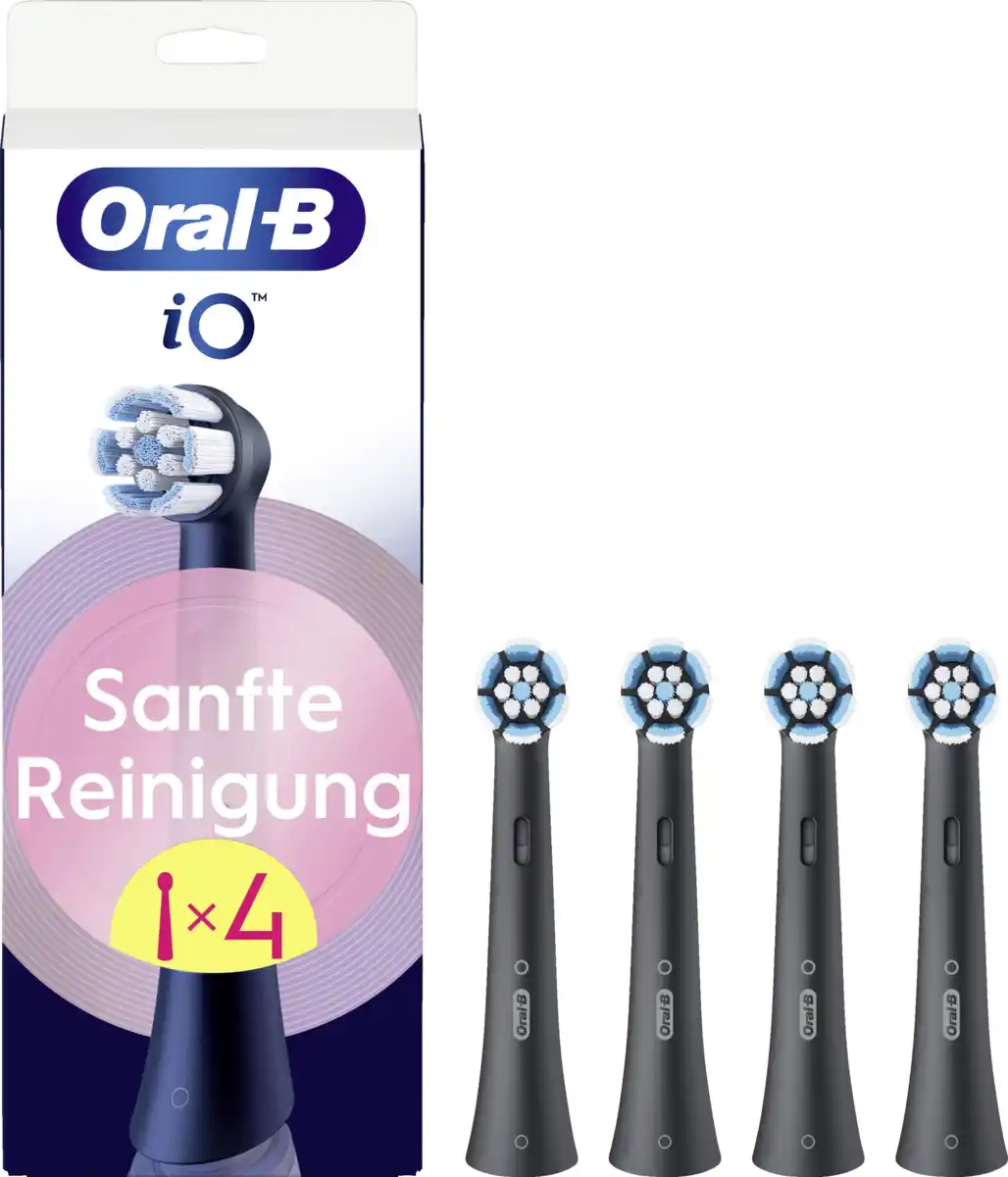 Bild 1 von Oral-B Aufsteckbürsten iO Sanfte Reinigung schwarz